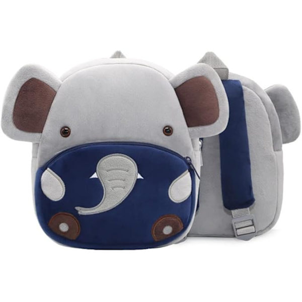 Toddler Backpack, Shoulder Strap is Adjustable and has Breathable Features (Elephant)