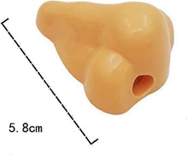 Nose Shaped Pencil Sharpener Manual Colorful Metal Double Hole Pencil Sharpener