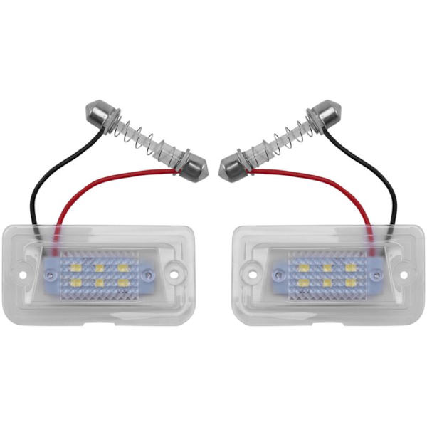 2X LED-nummerpladebelysning til 7L B5.5 TT Canbus 955