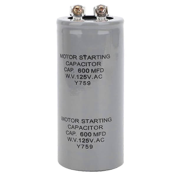 CD60 600MFD 125VAC Motorstartkondensator 43x102mm