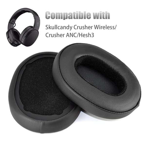 Ørepuder til Skullcandy Crusher Wireless/Crusher ANC/Hesh3 Sort
