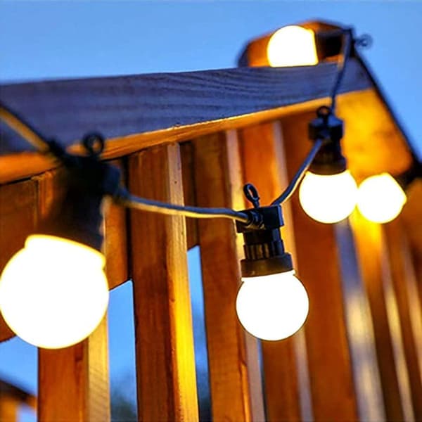 10-pakning E27 skruebase 1W LED-pære for dekorasjon varmhvit KLB