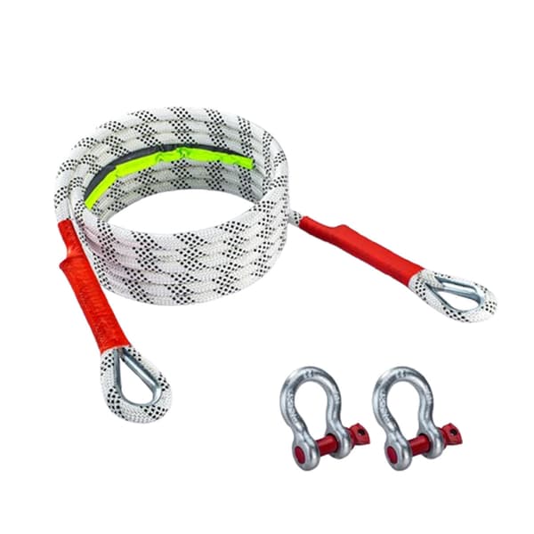 Slepetau - Ekstra Sterkt Slepetau for Bilberging Hvit 3 tonn 5 meter Hvit White