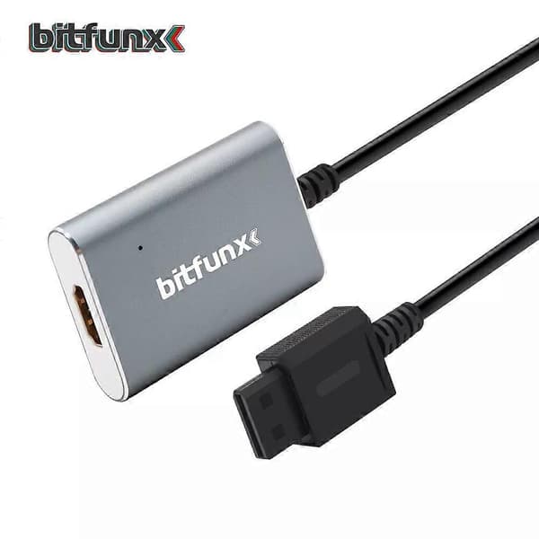 Bitfunx HDMI-adapter til Nintendo Wii NTSC PAL Retro Spillekonsoller HD-kabel Plug And Play