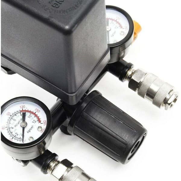 Trykkregulator med trykkbryter for kompressor Trykkbryter 2 displayer..DEBUNS