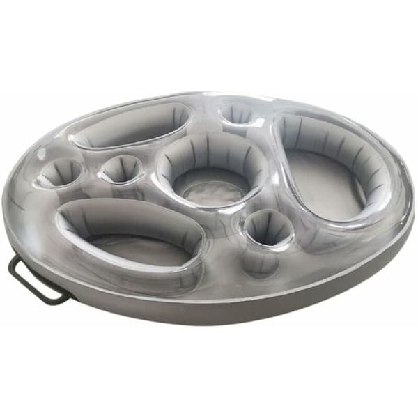 Pool Float Kopholder Oppustelig Pool Float til Strand Oppustelig Jacuzzi Madras Pool Oppustelig Glasholder Pool