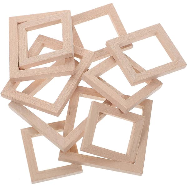 DIY Miniature Dukkehus Rammer 10 stk. Umalede Design Dekorative Tilbehør til Festdekoration