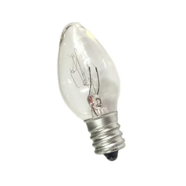 20 stk. 7 Watt C7 E12 Natlampe Pære og Saltlampe Erstatningspærer, Klare Glaspærer{AZC}