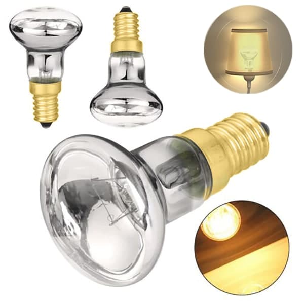 2 Halogen energisparende lavalampe 25W 25W