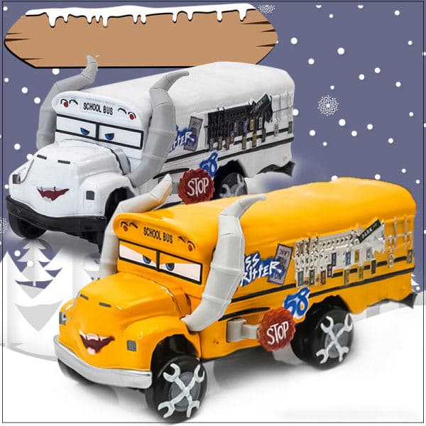 Pixar Biler Diecast Samling Frøken Fritter Modelbil Legetøj Gul
