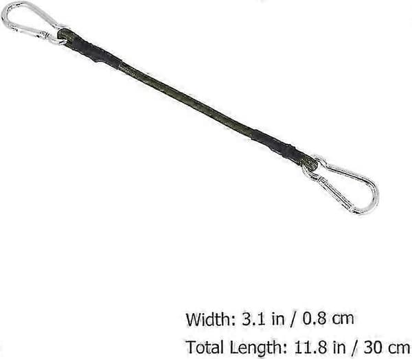 2-pak 30 cm kraftig gummistrop til camping, bagage, rejser