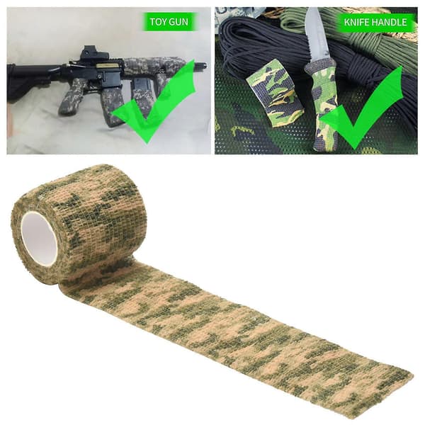 Ulkoilu Pyöräily Camo Wrap Metsästys Naamiointi Stealth Teippi Camo 2