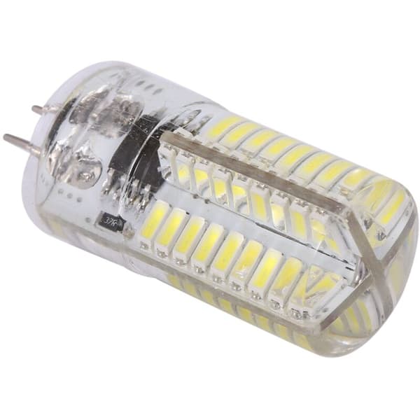 Dimmable LED Corn Bulb Mini Silicone Lamp 72 SMD 4014 G4 220V 200V-240V Replaces Halogen Bulb Pure White (Cool)