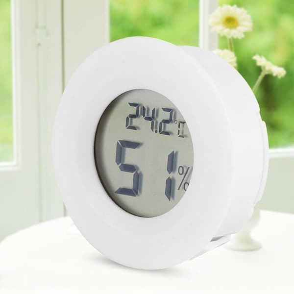Digital temperaturhygrometer til firben/edderkopper/terrariumhygrometer og termometer