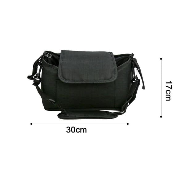 Barnevognsarrangør Taske til Mor, Baby Trolley Taske - Sort KLB