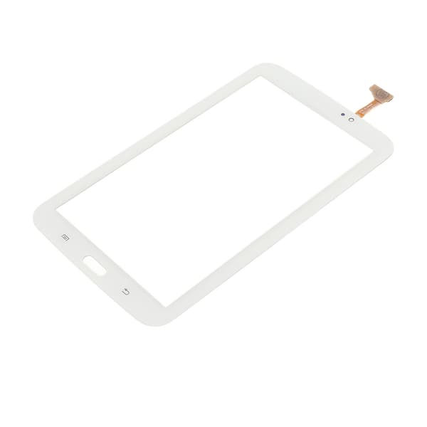 Touchscreen Digitizer Clear HD Sensitive Phone Glass Replacement for Samsung Galaxy Tab 3 SM‑T210 T217 P3210 White Frame