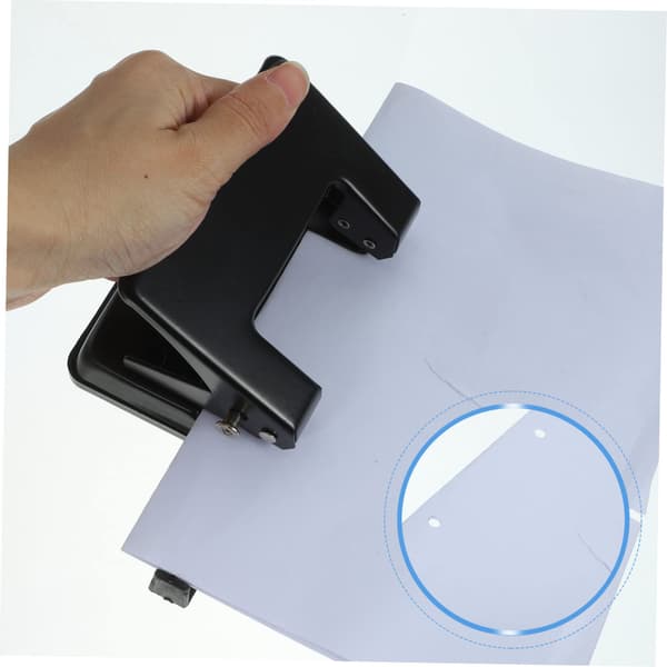 Handheld Punch Loose Leaf Punch Office Punch Set Punch Die Punching Label Punch 2-Hole Punch Registration Student Iron