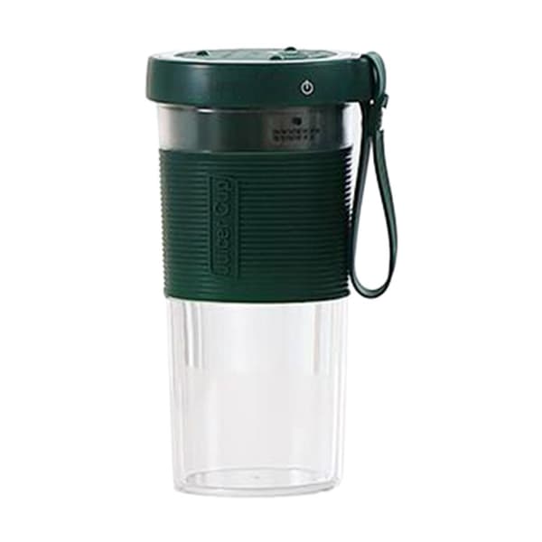 Bärbar elektrisk juicepress fruktkopp mixerprocessor mixer 320ML Mini USB uppladdningsbar snabb juice maker, grön