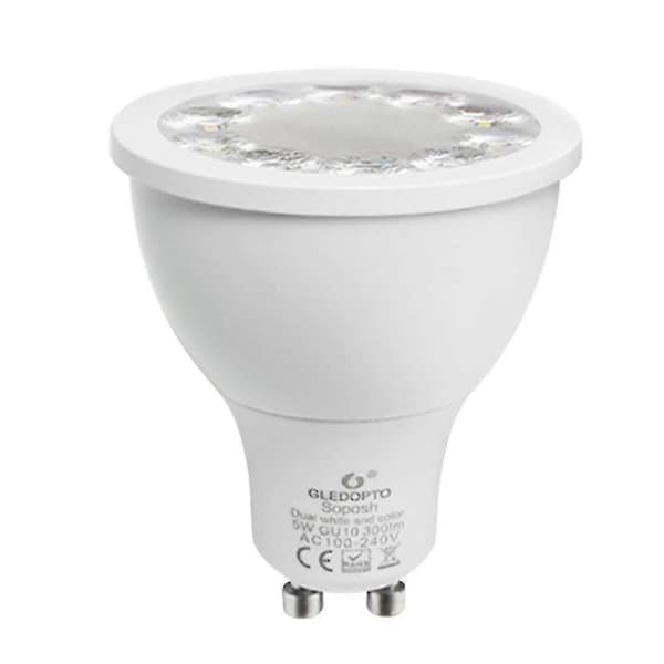 GLEDOPTO 120 asteen 5W Zigbee APP-ohjattu GU10 RGB+CCT LED-kohdevalaisin lamppu BoSaiD