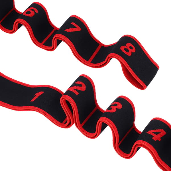Yoga Resistance Band Latin Dance Elastic Stretch Belt Fitness Training Pull Strap (Red)