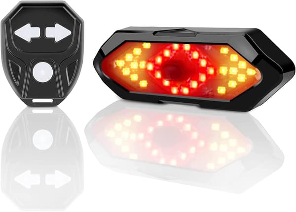 Cycle Turn Signals and Taillight with Sound Effects, Wireless Remote Control