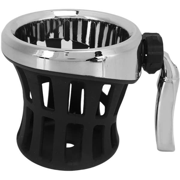 Aluminium and Rubber Drink Holder for Motorcycle Handlebars, Replacement for Gold Wing
