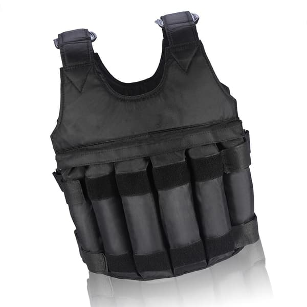 Training Vest for Workout, Fitness, 50kg Max Load, Adjustable Weight