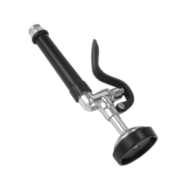 Pre-Rinse Spray Valve for Commercial Kitchen Faucets, Chrome Finish (Black)