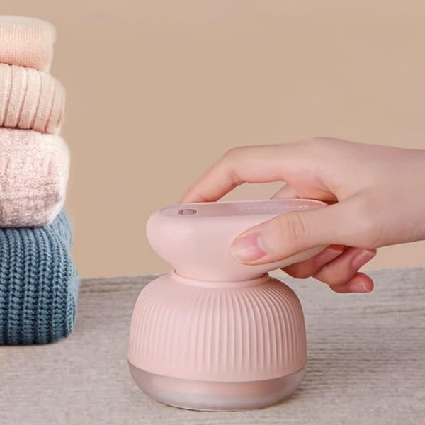 Fnullerbørste til støv, tøj, stof - pink