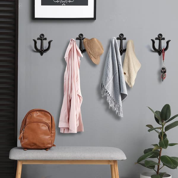 Dekorative veggkroker montert antikk Shabby Chic metall støpejern