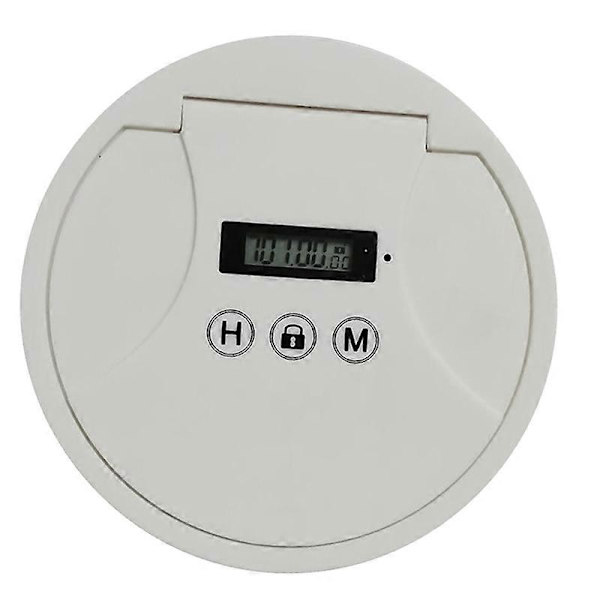 Elektronisk Tidslåda Timer Låda Behållare Vit