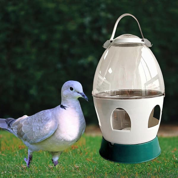 Duva Vattendispenser Matare, Vattenbehållare Med 2l Grå 27cmx17.5cm