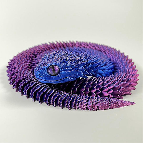 3D Orm Flexibel Articulerad Figur Modell Gåva 3D Gåva D