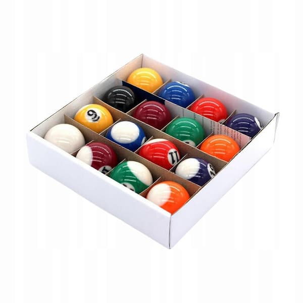 16 Delar Mini Biljardbollar Pool Köbollar Små Display Ersättning 32mm