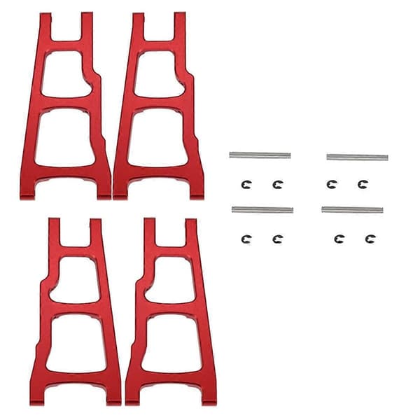 Främre Bakre Swingarm för RC 1/10 SLASH Röd