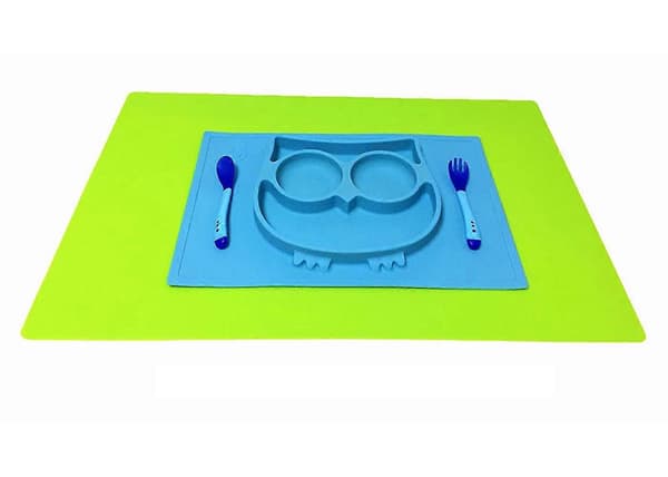 2-pack Extra Stor Multifunktionell Silikon Nonstick Bakmatta Värmebeständig Halkfri Bordsmatta 60*40 cm (Grön)