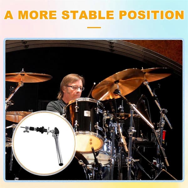 Cymbalhållare Vikbar Stretchig Ben Jazz Trumtillbehör