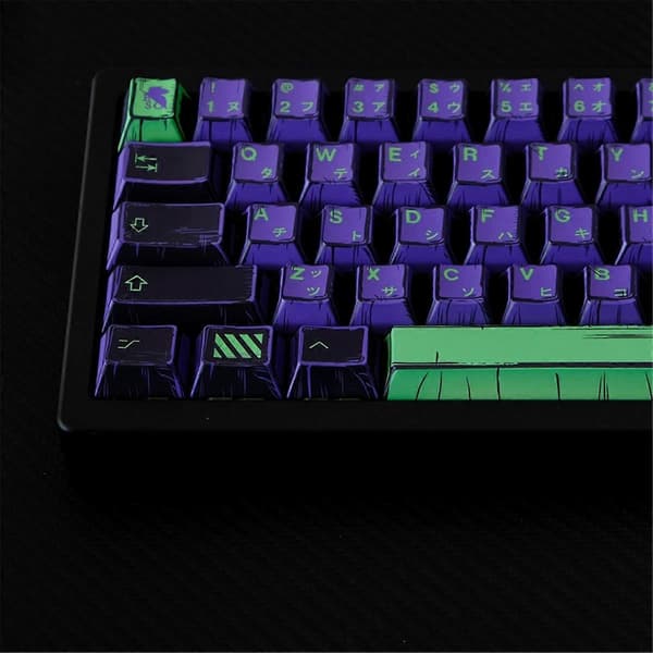 Comic Keycaps EVA01 BOW-Cherry Profil PBT Dye-Sub 78 Tangenter A
