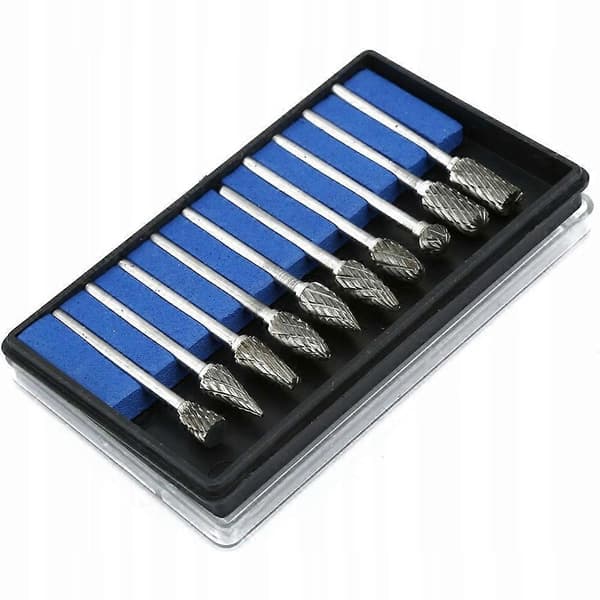 10 st Mini Dremel Tillbehör Slipmaskin Gravyr