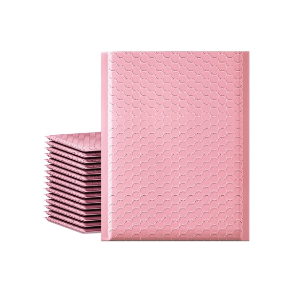 BUBBELVADDERADE ROSA KUVERT vit one size