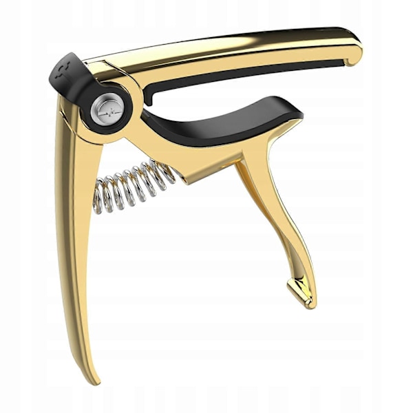 Gitarr Capo Universal Gitarr Capo Stämskruv Clip Guld