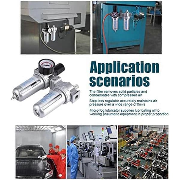 Lufttrycksregulator, SFC300 3/8 Fuktfälla Rengöringsseparator