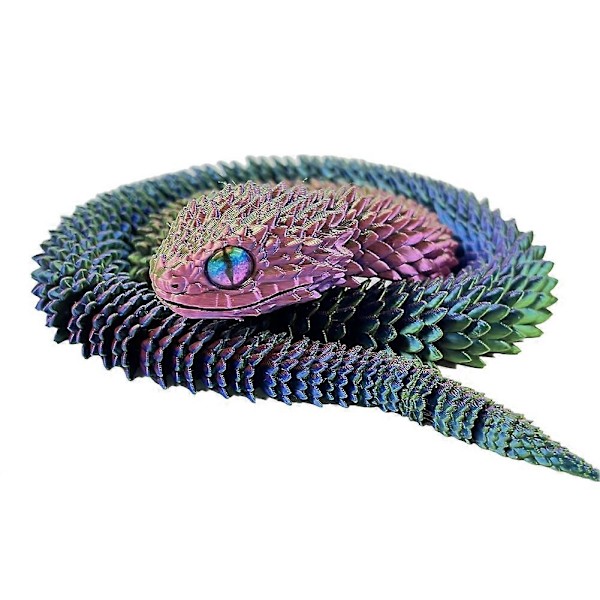 3D Orm Flexibel Articulerad Figur Modell Gåva 3D Gåva D