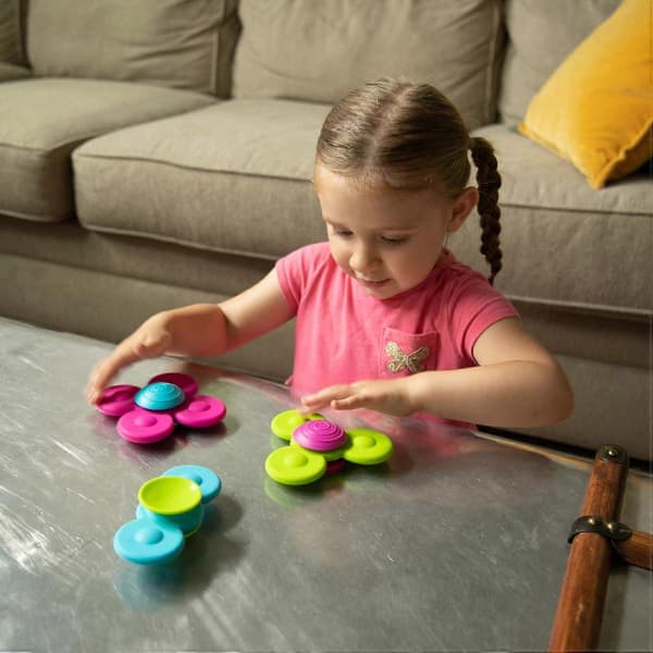 Fidget Spinners Sugpropp Whirly Hand Spinner Fingertopp Multi Färg Barnleksak, Snurra