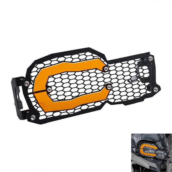 Motorcykel Strålkastarskydd Grillskydd orange