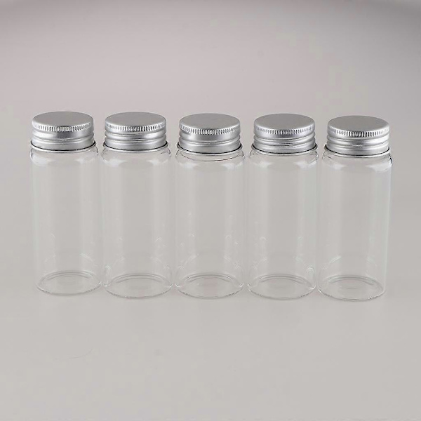5 Kosmetika. Reseflaskor i glas. Prover