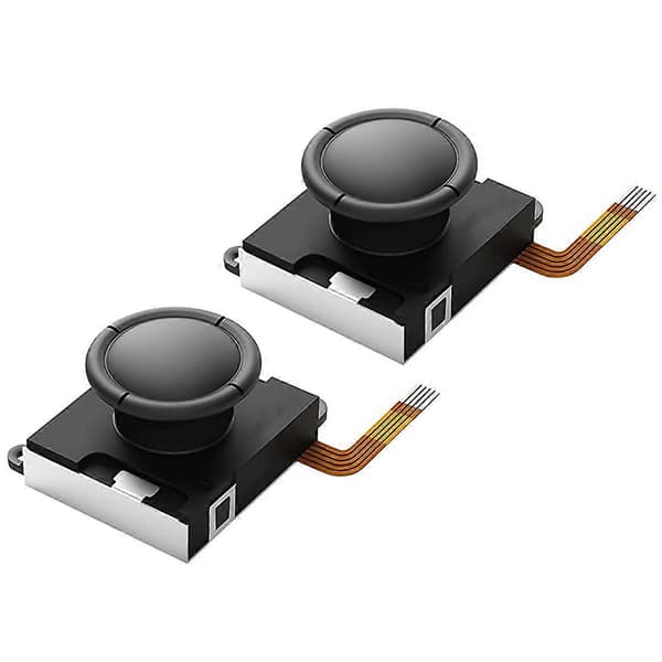 Hall Effect Joystick Ersättning för JoyCon med Reparationsverktyg 2st