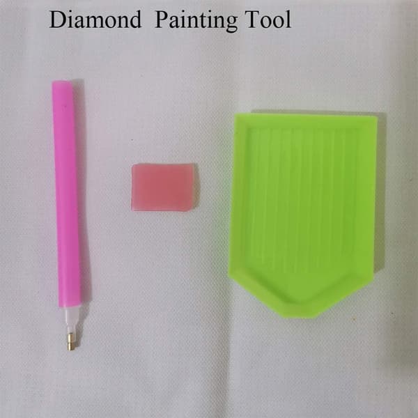 DIY Diamantmålningskit Fågelpumpa Full Diamantbroderi