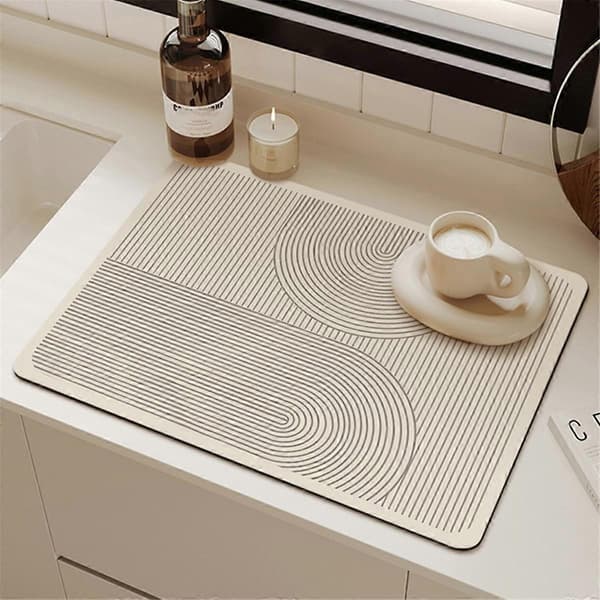 Disk Torkmatta Vattenabsorberande Kaffemaskin Matta Snabbtorkande A