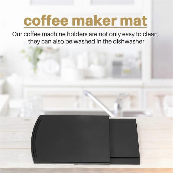Glidande kaffebryggarmatta för diskbänk